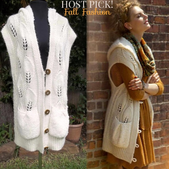 Anthropologie Sweaters - ANTHROPOLOGIE Hooded Cardigan Sweater XS S M OSFM